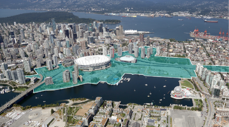 Aprendendo sobre Redesign Urbano: Northeast False Creek Plan